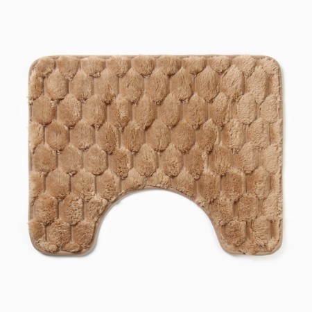 Bathroom mat Ethel "Rombs", col. Beige, 40x50 cm