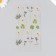 Stickers for creativity plastic "Multiple" 21x10.5 cm