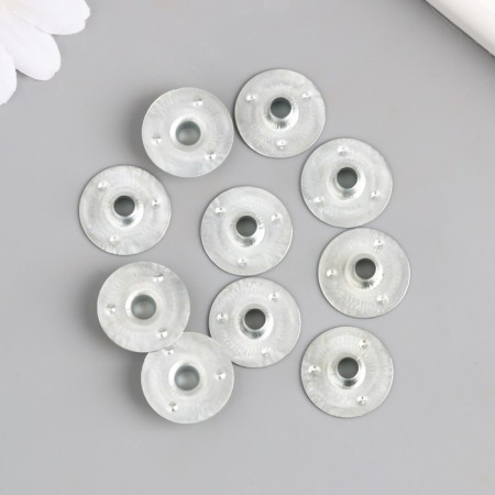 Fitting holder Round metal 2x2x0.7 cm-2