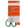 Office scissors 15 cm, plastic handles with rubber inserts, mix