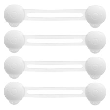 A set of universal locks, 4 pcs., Color transparent/white
