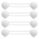 A set of universal locks, 4 pcs., Color transparent/white