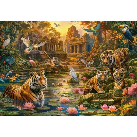 Puzzle "Tiger Paradise", 1000 elements-1