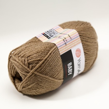 Yarn "Baby" 100% acrylic 150m/50g (218 t. Bezhev)-1