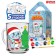 New Year's set for creativity. Mug for coloring with postcards "New Year! Rabbit Druzia "
