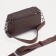 Bag-Baget on the zipper David Jones, 2 external pockets, brown color