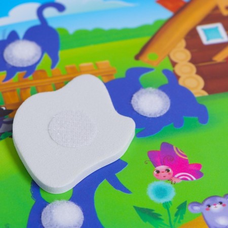 Velcro game "Where is the shadow?" With soft details-4