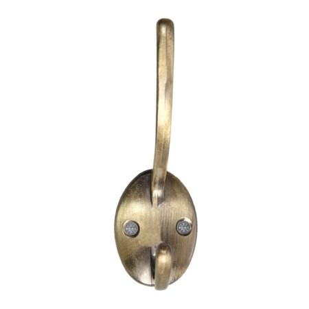 Hook furniture tundra TKD012, two -rod, bronze-2