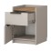 Covereign cabinet "Avlona", 432 × 386 × 581 mm, color cashmere light / oak vanan