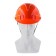 Protective helmet "Sibrstek" 89108, with a ratchet mechanism, orange