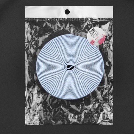 The gum is woven, soft, 35 mm, 4.5 ± 1 m, blue/white color-3
