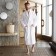 Terront Ethel bathrobe, male size 56-58 color white, 100% cotton, 320 g/m2