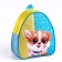 Soft toy in the backpack "Funny Oliver"
