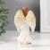 Souvenir Polystone "Angel-girl with heart" 9x3x4.7 cm