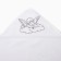 Baptum towel with embroidery "Angel", 75x75 cm, 100% cotton