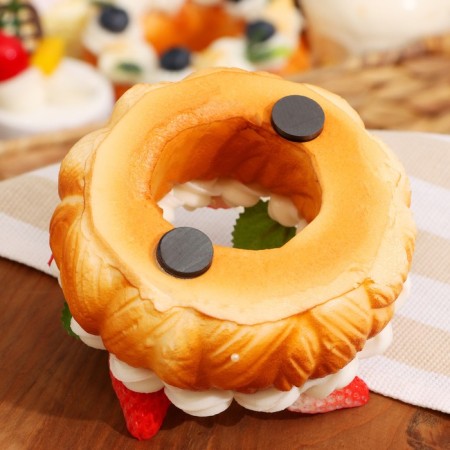 Flee - Magnet "Cake Eclat" with strawberries, 10x10x4cm-3