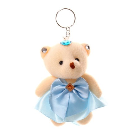 Suspension "Bear in a skirt with a bow", color mix-1
