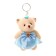 Suspension "Bear in a skirt with a bow", color mix