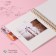 Photo album on spirals 20 sheets "Retrofuturism" volumetric element + 4 tabs 24x24 cm
