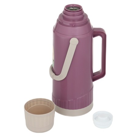 Thermos 2 l, with a glass flask, retains heat 12 hours, lilac-1