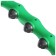 Hoop with rubber spikes onlitop, collapsible, D = 98 cm, 1.2 kg, Mix color