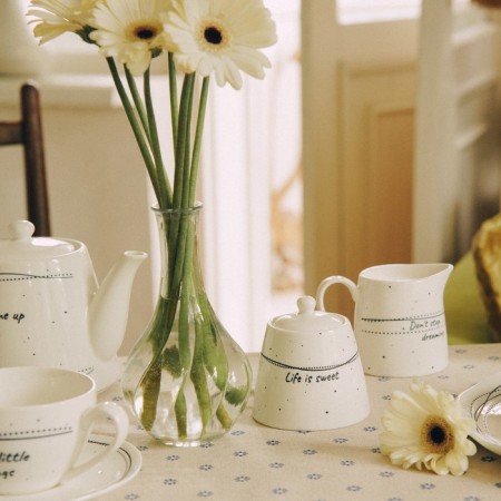 Porcelain Sugar Sl Home "House", 180 ml, 9 × 7 cm, white color-6