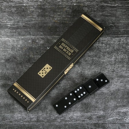 Gift set "Best of the best": cards, dominoes, piles 2 pcs x 30 ml, playing bones 4 pcs-2
