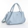 Bag women, medium size, blue color