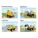 Designer "Construction equipment", 4 assembly options, 32 details