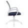 A chair for the operator Brabix Fly MG-396W, white plastic, grid, dark gray TW-04/TW-12