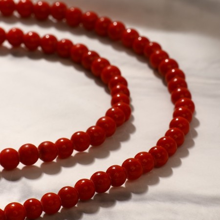 Beads Shar No. 4 “Coral”, 45 cm-2