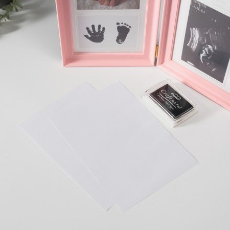Photo frame plastic 8x12 cm "Our baby" Pink with a frame for ultrasound 2x36.5x22.7 cm-4