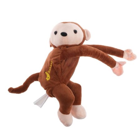 Napkin in the car on the back of the seat, monkey-1