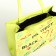 Women's bag with zipper, lightning color
