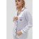 Female pajamas (shirt and trousers) KAFTAN Queen size 40-42, white color