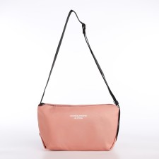 Youth bag with a zipper, pink color