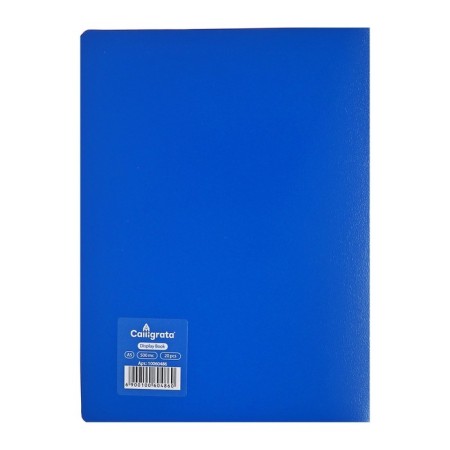 Folder with 20 liners A5, 500 microns, calligrata, texture "sand", blue-5