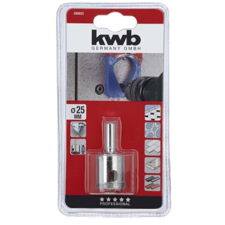 KWB drill diamond, 25x53 mm, drilling depth 25 mm-1