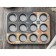 Baking Magistro Gourmet Range, 35 × 26.5 × 3 cm, 12 cells, thickness 0.6 mm, anti -stick coating, gray gray