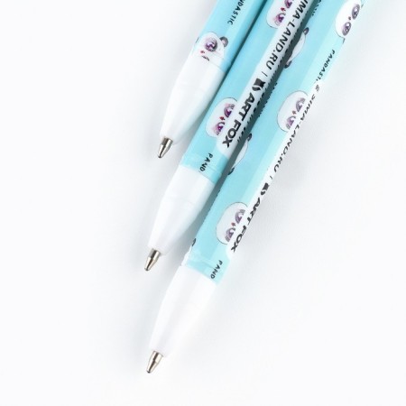 Ballpack blue paste 0.5 mm with cap "Pandastik" Plastic-3