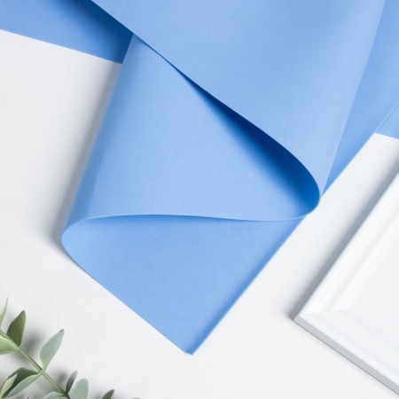 Foamiran matte 50x50cm 1 mm, blue-blue