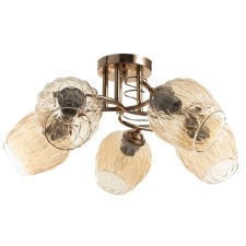 Camilla 5x40W lamp E27 Gold 56x56x23cm