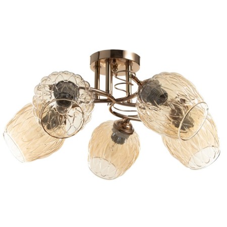 Camilla 5x40W lamp E27 Gold 56x56x23cm