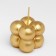Figure candle "Babble" Small Cube, 3.5x3.5x3.5 cm, gold