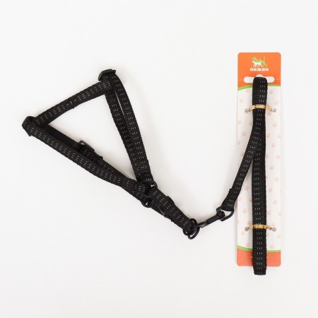 The set is two-layer, leash 130 x 1 cm, og 25-38 cm, black-9