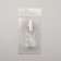A bottle for storage, with a pipette, 15 ml, silver/white color
