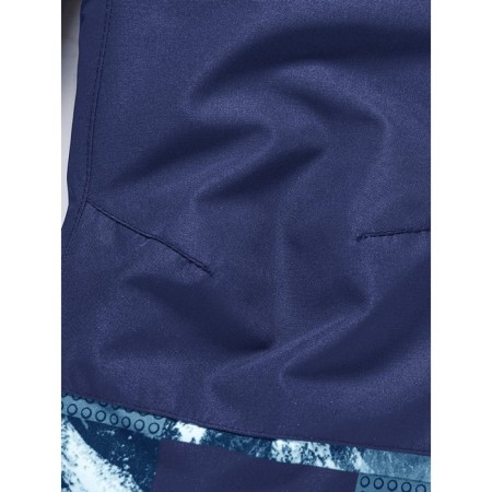 Ski costume for a boy, height 128 cm, dark blue color-16