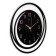 Wall clock, interior "spiral 2", silent, d-39 cm, aa