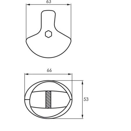 Holder R-6SX double, left-1