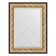 Mirror with engraving in the baguette frame, Baroque gold 106 mm, 70x92 cm